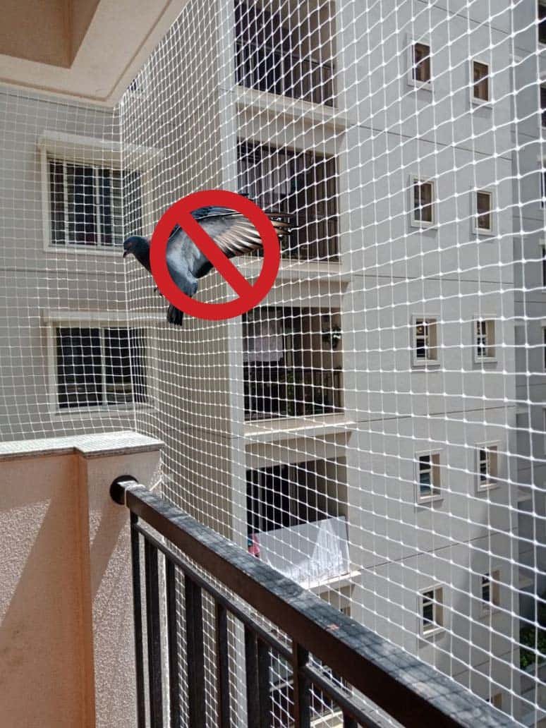 JSR Pigeon Safety Nets for Balconies